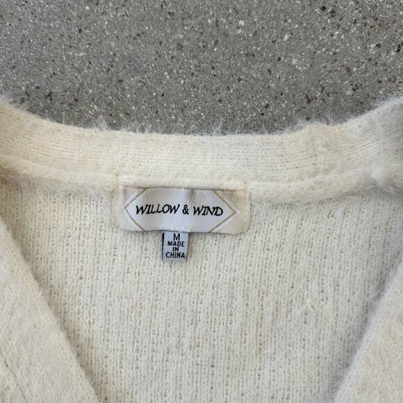 Willow & Wind Fuzzy Cream Cardigan Set - Picture 6 of 7